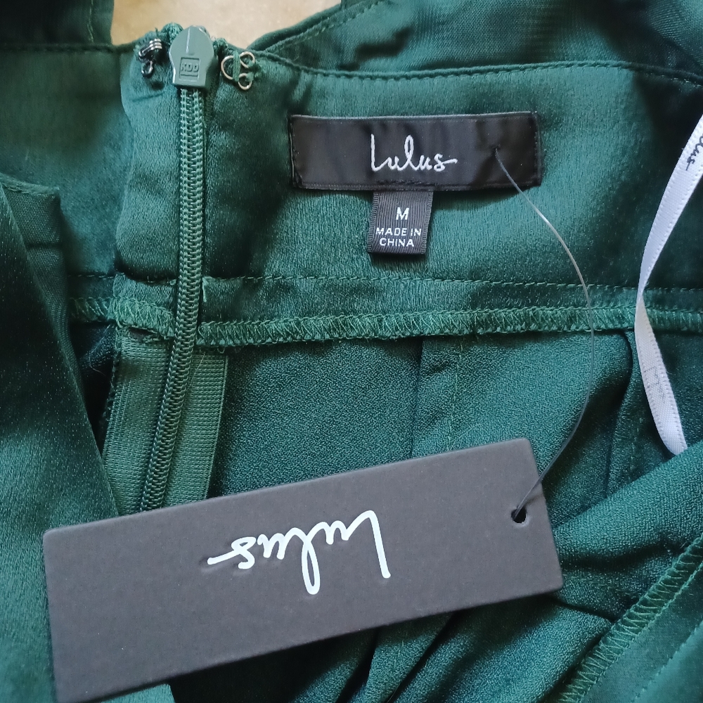 Dark green NEW lulus jumpsuit